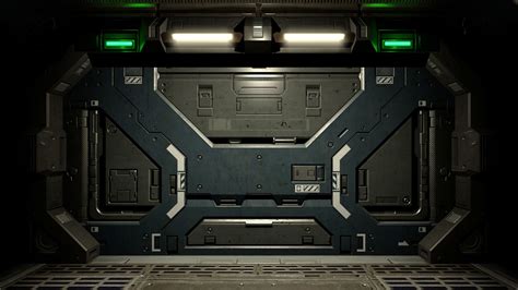 Sci Fi Door Concept Art