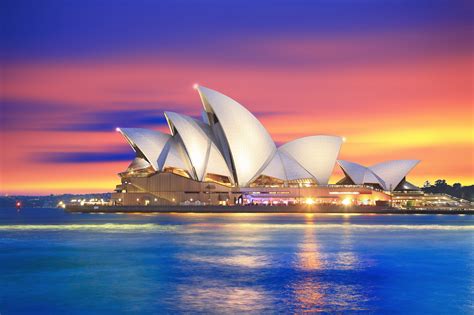 Sydney Sunset: A Stunning HD Wallpaper of the Opera House