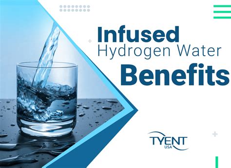 Infused Hydrogen Water Benefits - TyentUSA Water Ionizer Health Blog