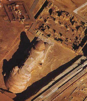 The Great Sphinx of Giza from above – @ancientegyptlove on Tumblr