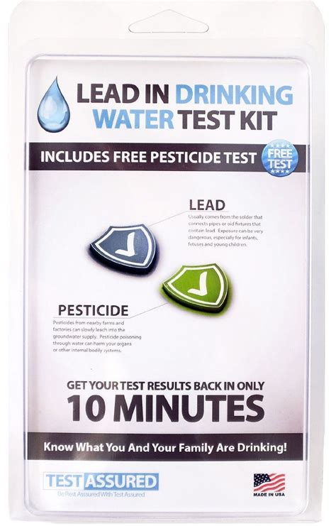 Lead In Water Test Kit With Pesticide Check - WaterTestingKits