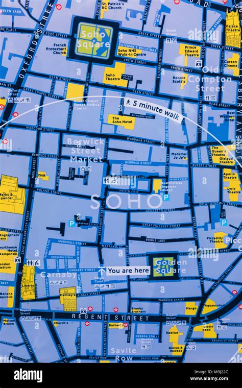 Map Soho London – Map of Spain Andalucia