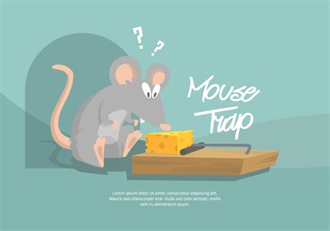 Mouse Trap Illustration 148532 Vector Art at Vecteezy