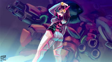 DVA Overwatch Game, HD Games, 4k Wallpapers, Images, Backgrounds, Photos and Pictures