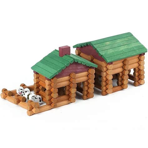 Frontier Logs Wooden Classic Construction Set - Educational Toys Planet