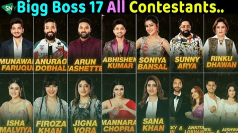 Bigg Boss 17 Contestants Right Now! | ScreenNearYou