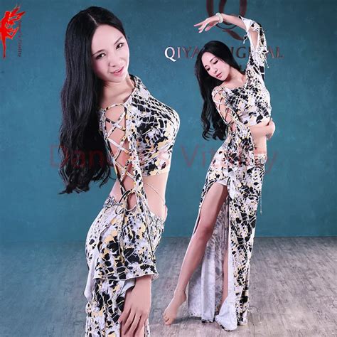 Aliexpress.com : Buy Women belly dance clothes yellow leopard 2pcs ...