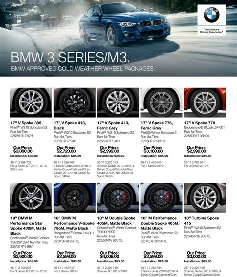 BMW 3 Series / M3 - Winter Wheel Packages - BMW Markham