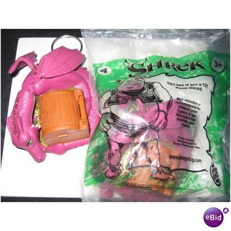 2001 BURGER KING SHREK TOYS #4 DRAGON KEY CHAIN on eBid United States ...