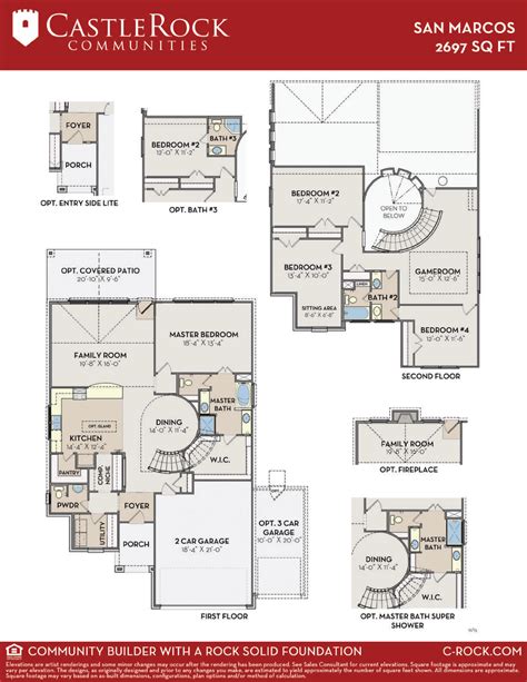 Castle Rock San Marcos Floor Plan - floorplans.click