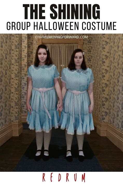 The Shining Twins Halloween Costume | Halloween costumes three people, The shining twins, Twin ...