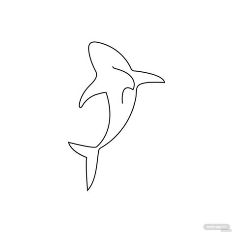 Shark Mouth Outline