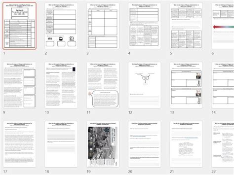 AQA 2R - Section 6 The Ending of the Cold War 1985-1991 Workbook ...