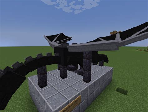 Small Ender Dragon Statue WorldEdit Schematic Minecraft Map