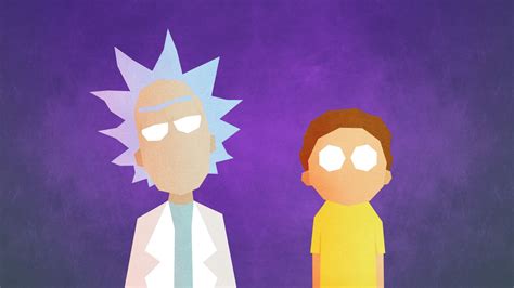 Rick and Morty minimal artwork Full Hd Wallpaper, Original Wallpaper ...