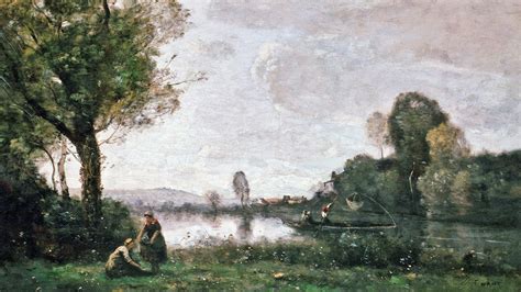 Peinture Française du 19ème Siècle: Jean-Baptiste Camille Corot (1855)