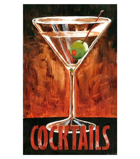 Customizable Spirits Cocktails Vintage Style Wooden Sign - Personalized Retro Wood Sign