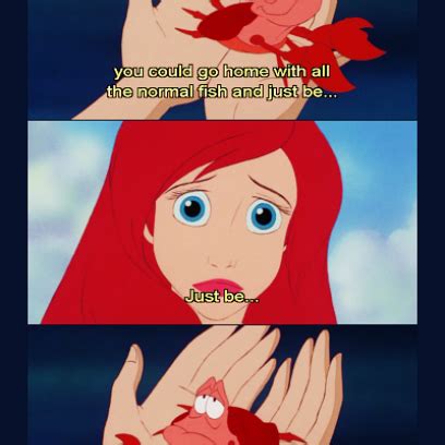 Ariel Makes Sebastian Sad By Not Wanting To Go Home In Disney’s Little Mermaid