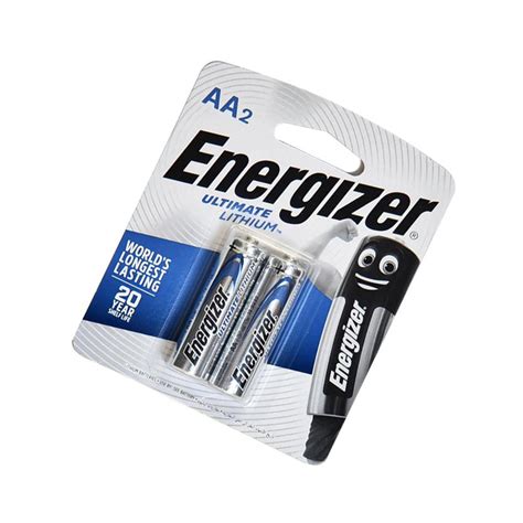 Energizer L91BP2 Ultimate Lithium AA Battery x 2 Blister Pack (Pencil Cell)