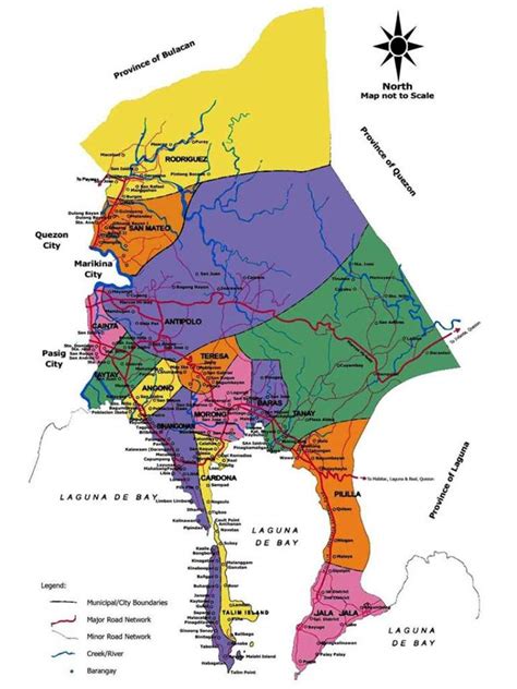 Map Of Rizal Province