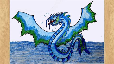 How To Draw A Realistic Sea Dragon