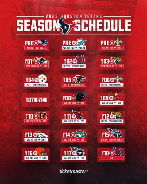 Houston Texans announce 2023 season schedule | CW39 Houston