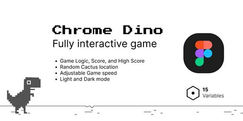 Playable Chrome Dino Game | Figma