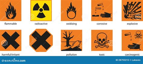 Warning Labels Cartoon Vector | CartoonDealer.com #28793215