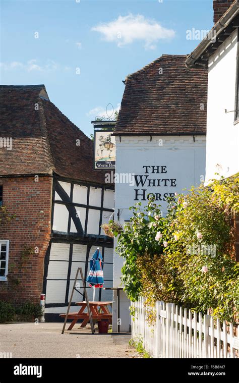 The White Horse Inn, Chilham Square, Chilham, Kent, England, United ...