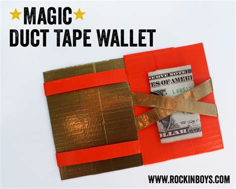 Magic Duct Tape Wallet Tutorial - Rockin Boys Club