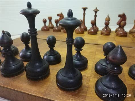 Soviet Chess Set , Old Russian Vintage Wooden Chess Game Ussr,rare Chess Set - Etsy