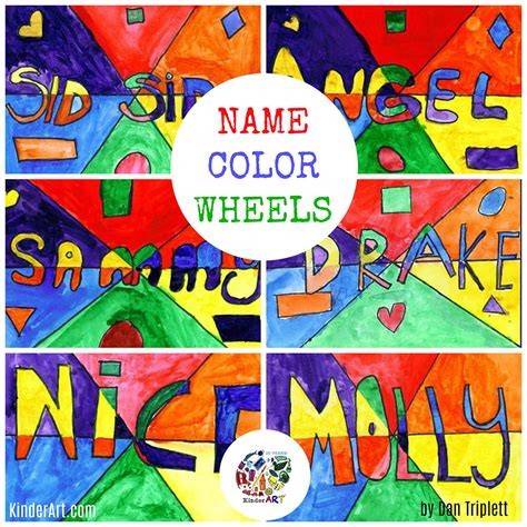 Name Color Wheels — KinderArt