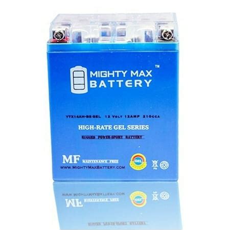 YTX14AH-BS GEL Battery for Kawasaki KAF400, Mule 600, 610 2014-2016 ...