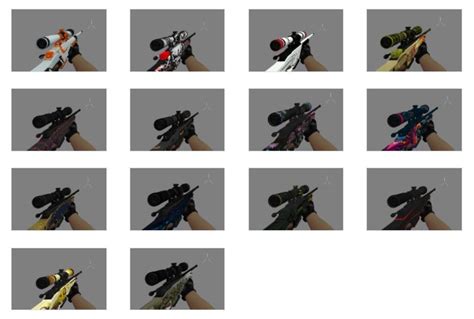 Pack de Skins AWP CSGO para CS 1.6