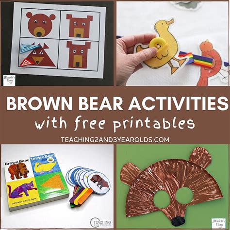 Absolutely Adorable Activities For Brown Bear Brown Bear, 47% OFF