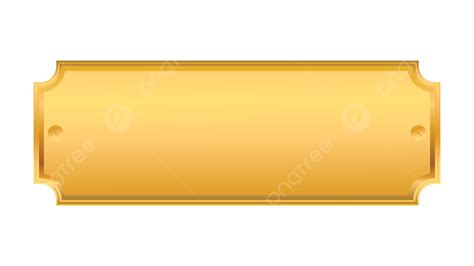 Gold Name Plate Vector PNG Images, Gold Name Plate Transparent, Name Plate, Gold, Transparent ...