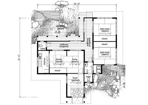 SDA Architect Kyoto Japanese house Plan | SDA Architect | Traditional japanese house, Japanese ...