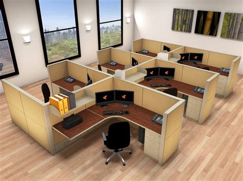 Office Workstation Furniture - Cubicle Workstations - Cubicle Systems