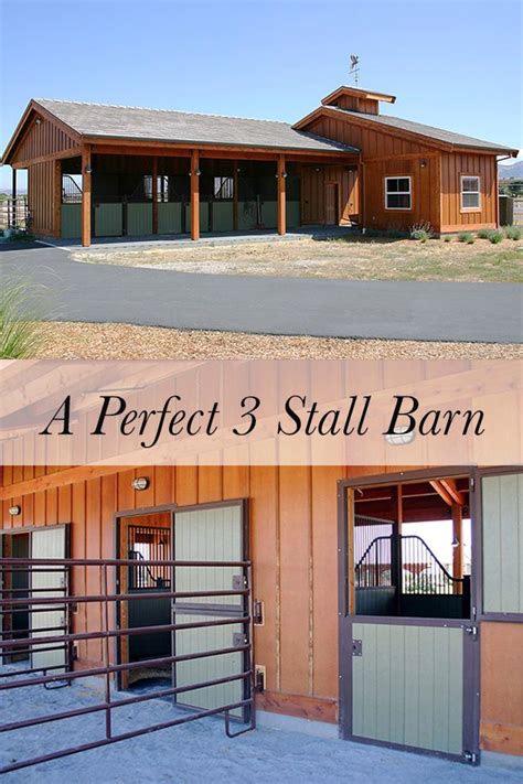 4 Stall Horse Barn Designs