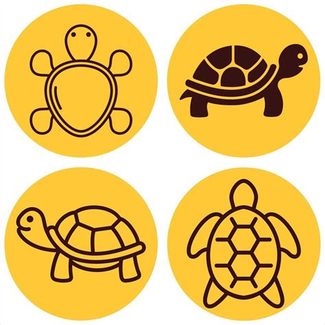 Collection of tortoise 15778645 Vector Art at Vecteezy