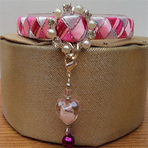 Pink Cat Collar Designer Breakaway Style With Diamante Buckle - Etsy