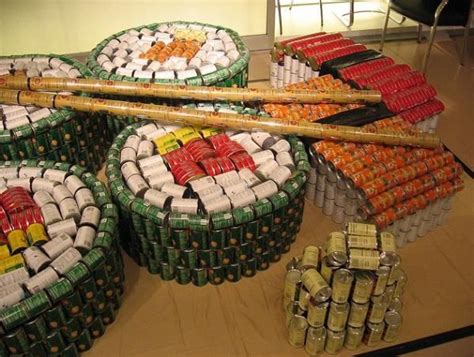 1000+ images about canned good sculpture on Pinterest | Food bank ...