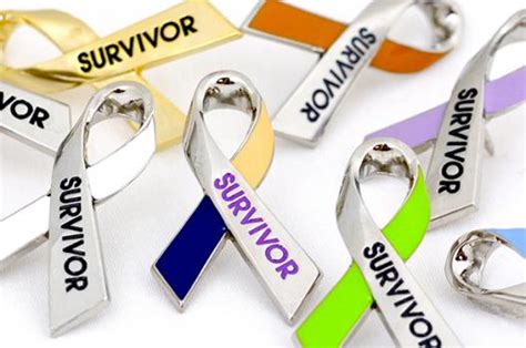 Cancer Survivor Ribbon Pin - Choose Hope