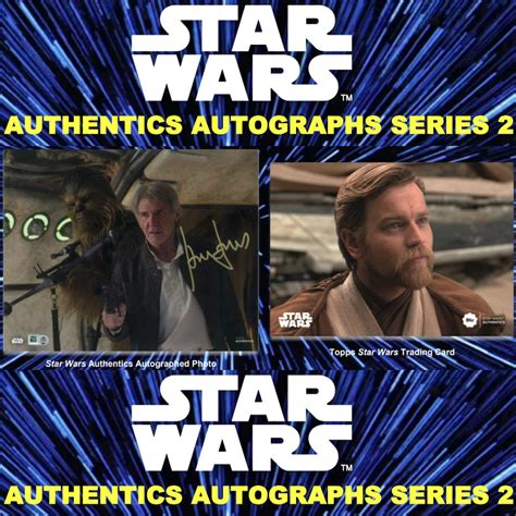 2019 Topps Star Wars Authentics Autographs Series 2 Checklist, Set Info