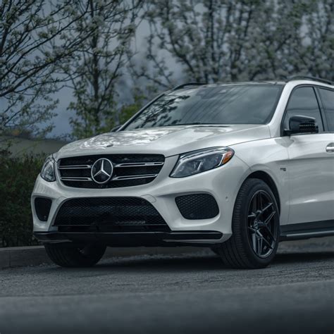 White Mercedes Benz GLE 43 - Brixton Forged™