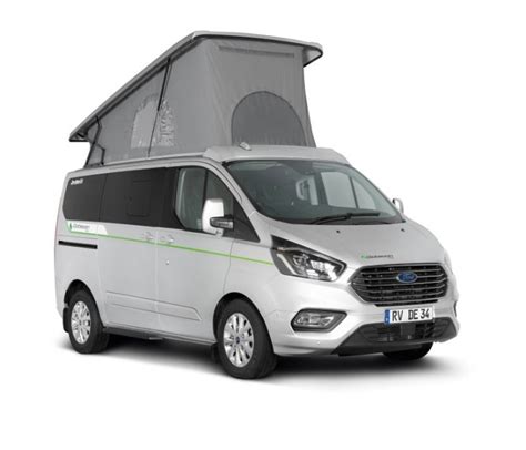 Green Hybrid Camper Van from Dethleffs - Outbound Living