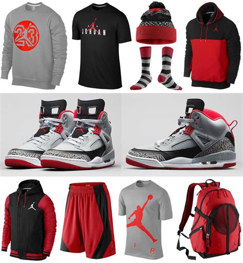 Jordan Spizike Wolf Grey Clothing Shirts Socks Hats | SportFits.com