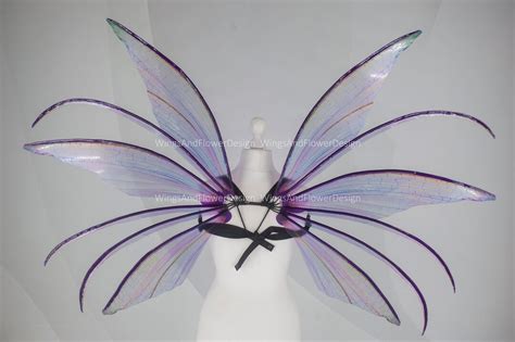 Purple Fairy Wings, Butterfly Wings, Elf Wings, Wings Photo Prop, Butterfly Fairy Wings, Fantasy ...