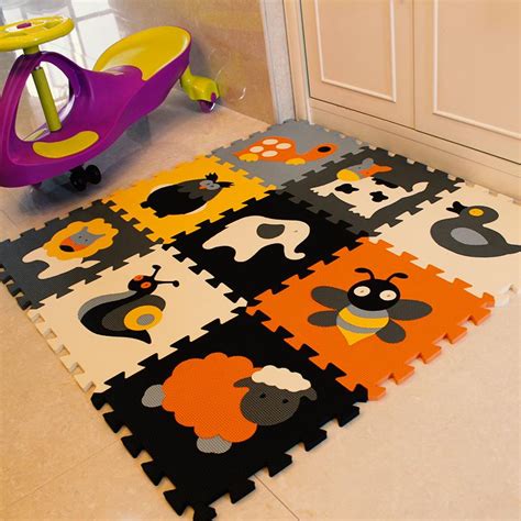 25/9PCS Baby Puzzle Mat Play Mat Kids Interlocking Exercise Tiles Rugs Floor Tiles Toys Carpet ...