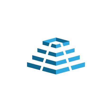 Pyramid logo images illustration 14834981 Vector Art at Vecteezy